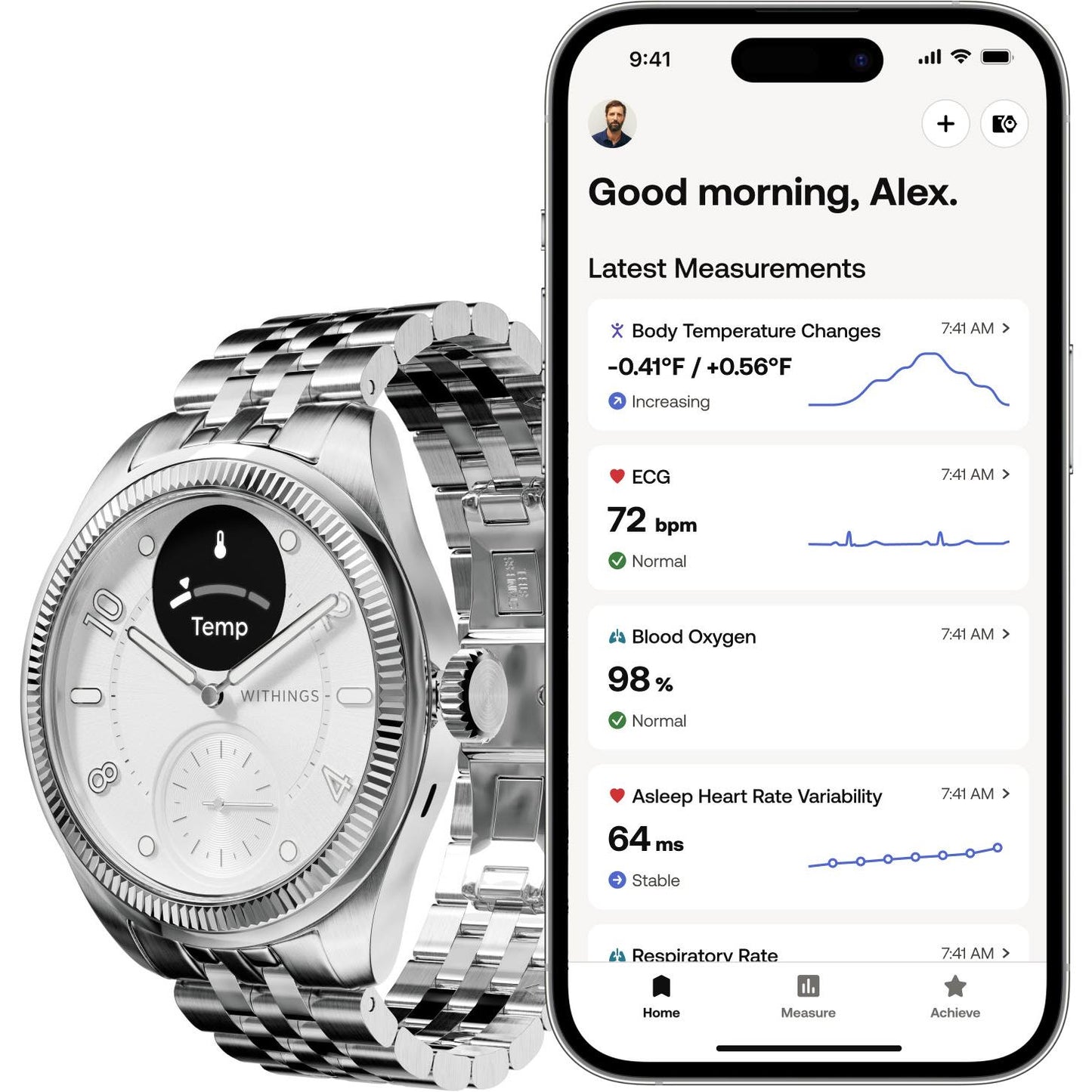 Withings Scanwatch Nova Brilliant Edition (Silver)