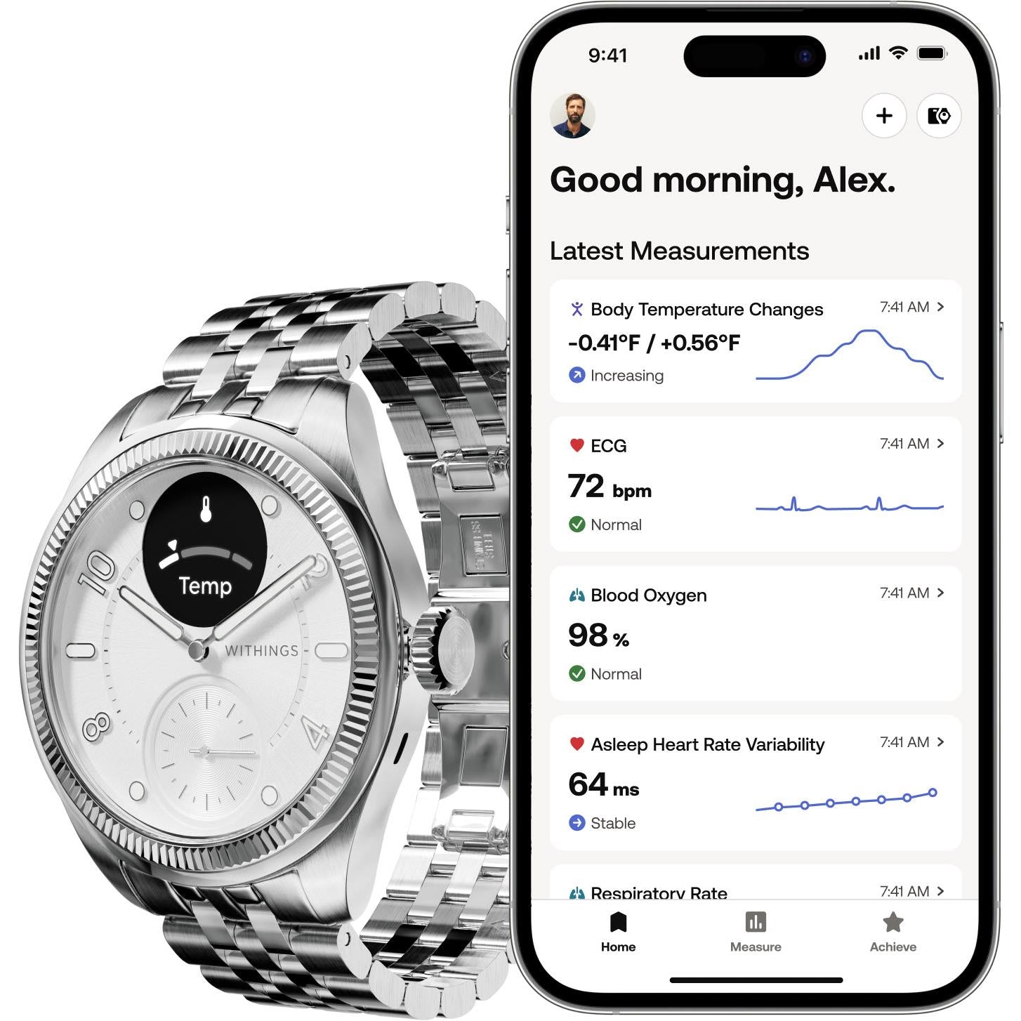 Withings Scanwatch Nova Brilliant Edition (Silver)