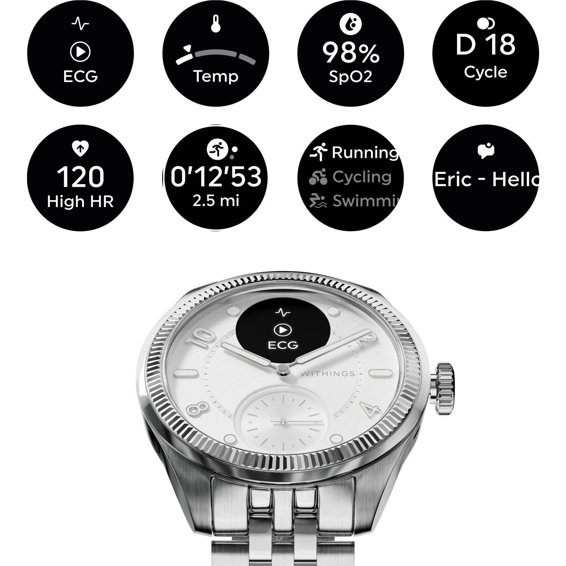 Withings Scanwatch Nova Brilliant Edition (Silver)