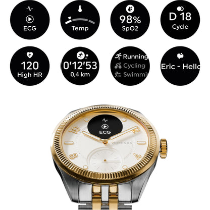 Withings Scanwatch Nova Brilliant Editon (Gold/Silver)