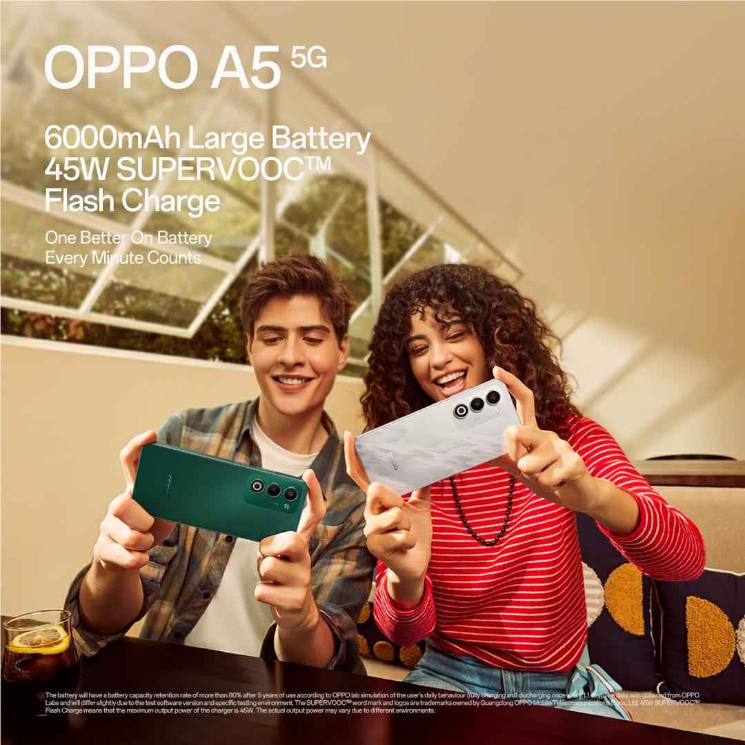 OPPO A5 5G 128GB (Mist White)