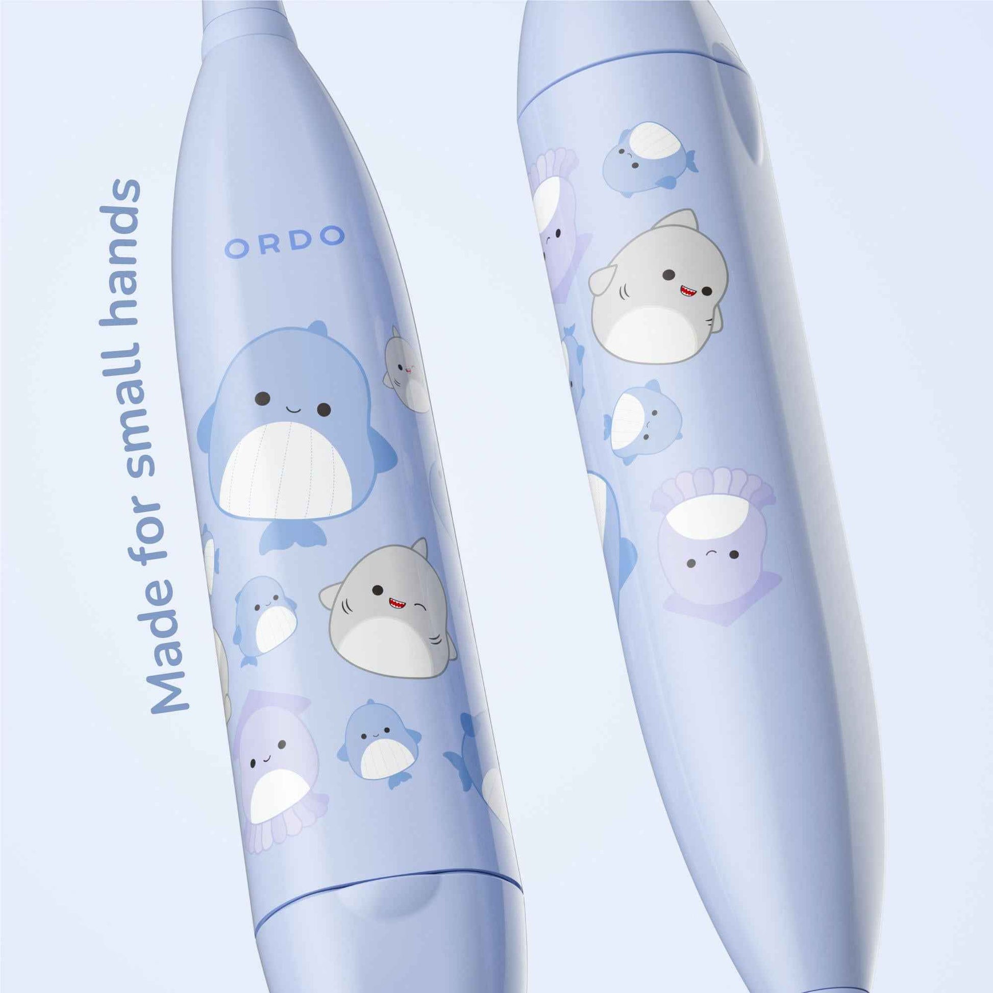 Ordo Sonic Kids Squishmallows Battery Toothbrush & Heads Bundle (Samir)