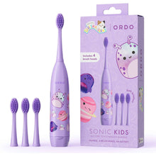 Ordo Sonic Kids Squishmallows Battery Toothbrush & Heads Bundle (Daxxon)
