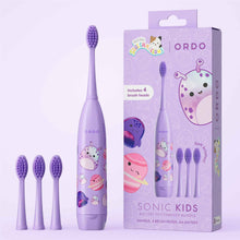 Ordo Sonic Kids Squishmallows Battery Toothbrush & Heads Bundle (Daxxon)