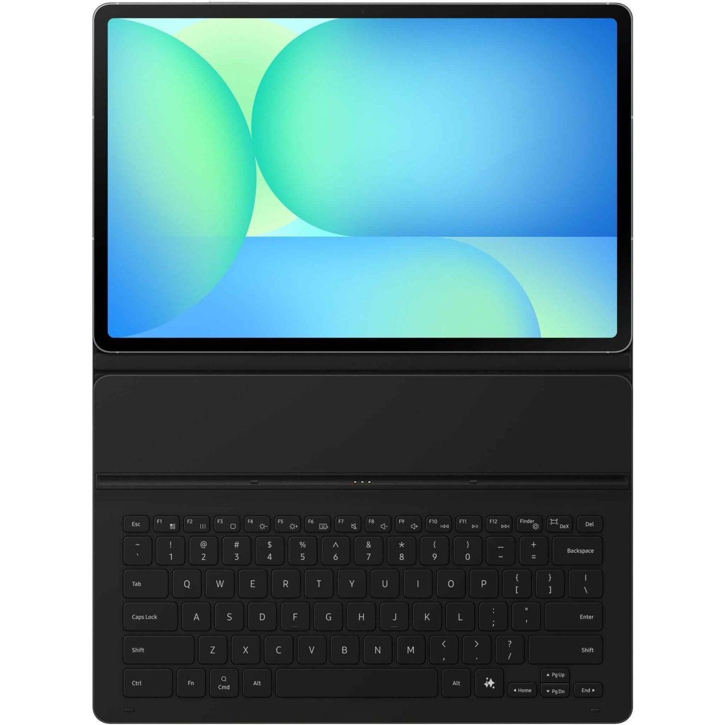 Samsung Galaxy Tab S10 FE+ Book Cover Keyboard Slim with AI Key (Black)