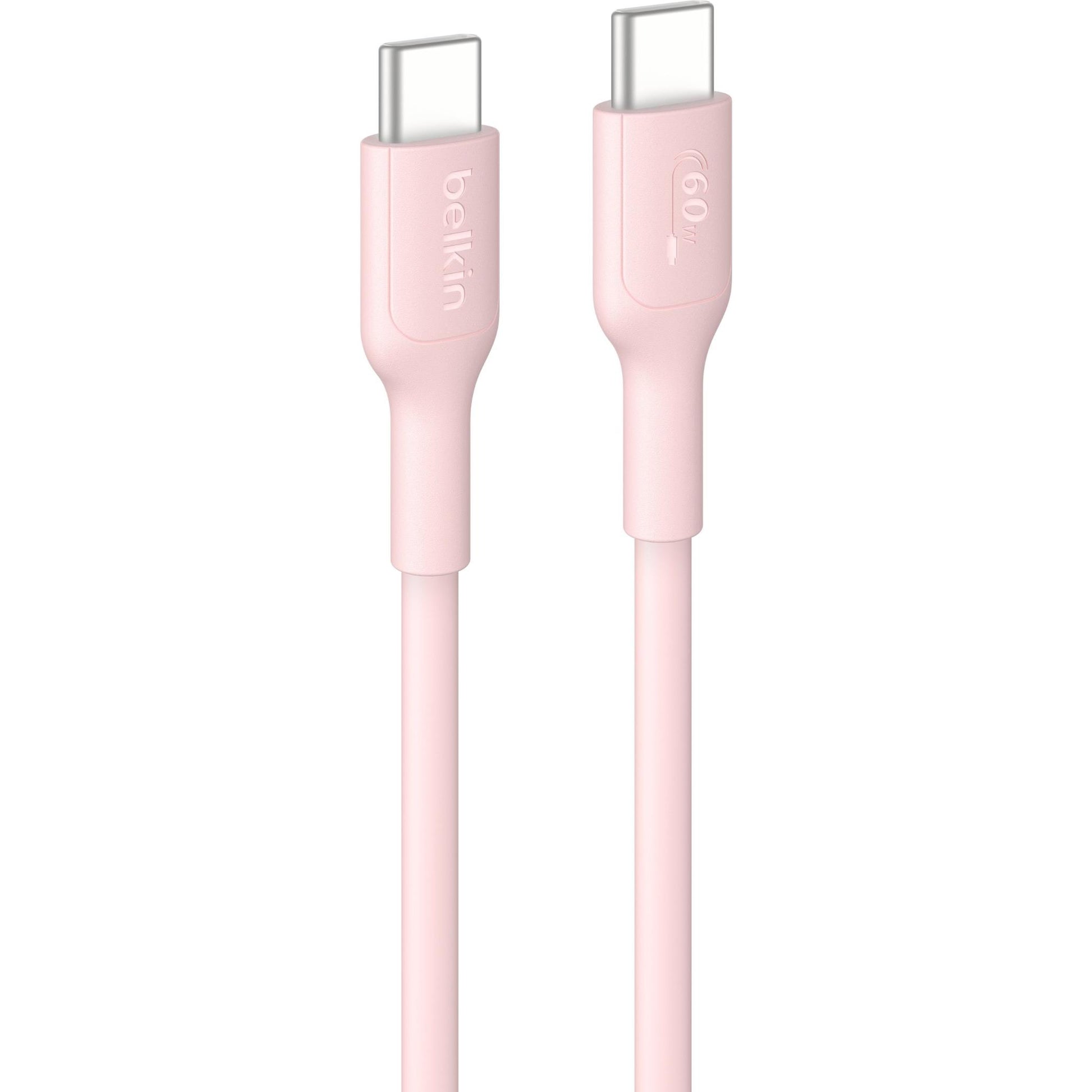 Belkin BoostCharge USB-C 60W 2.0 PCR Cable 1m (Pink)