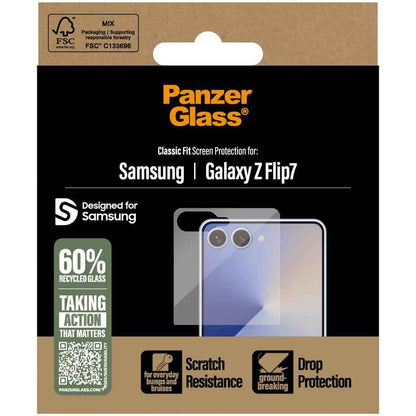 PanzerGlass UltraWide Fit Screen Protector for Galaxy Z Flip7