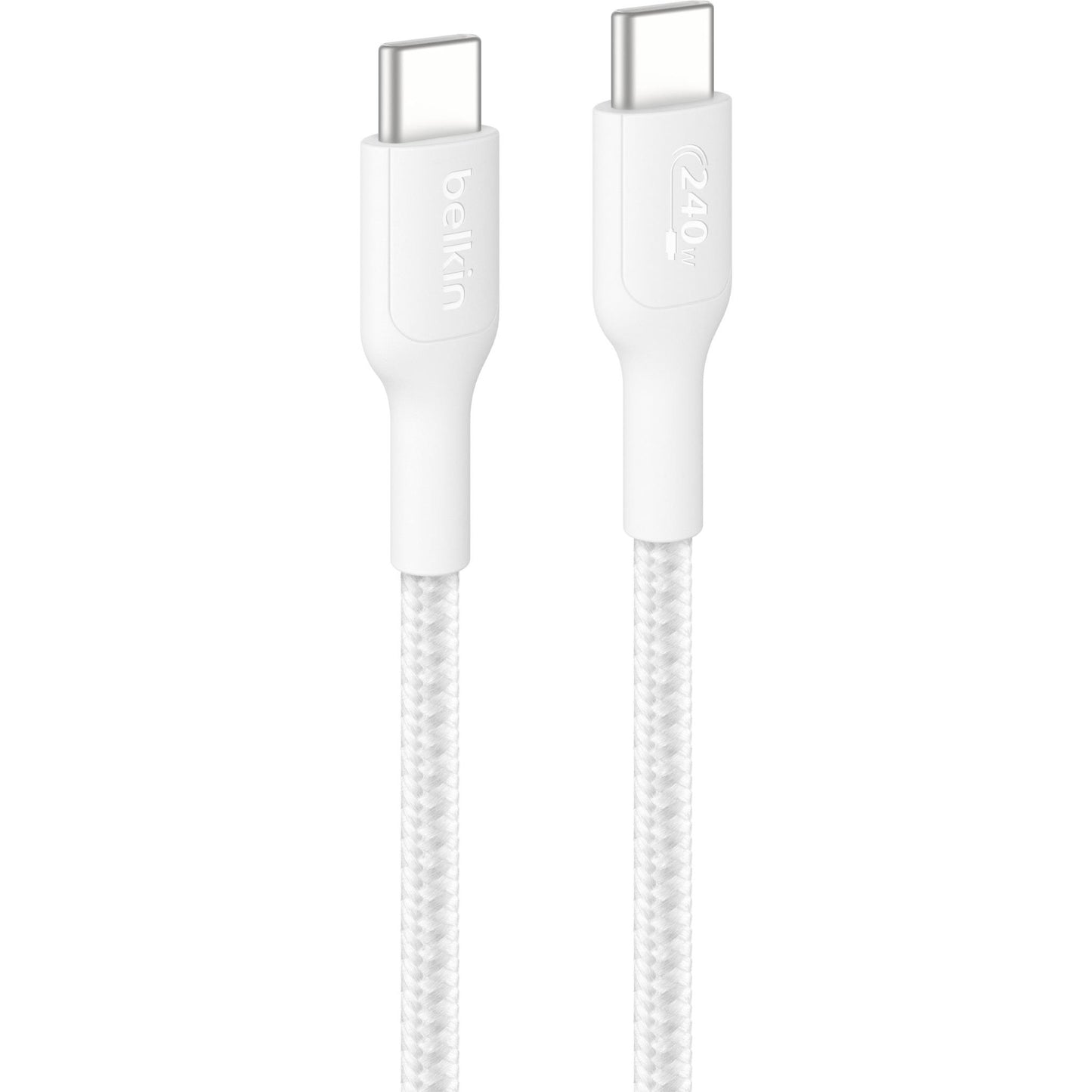 Belkin BoostCharge Pro USB-C 240W 2.0 Braided Cable 2m (White)