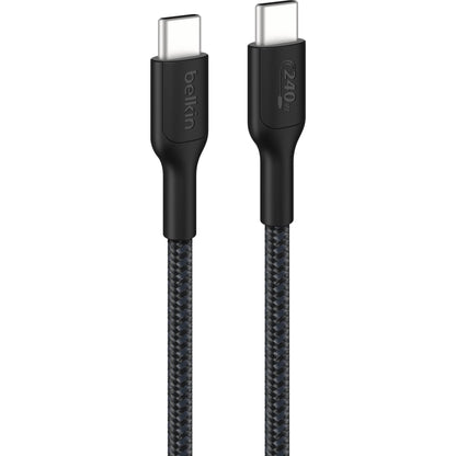 Belkin BoostCharge Pro USB-C 240W 2.0 Braided Cable 3m (Black)