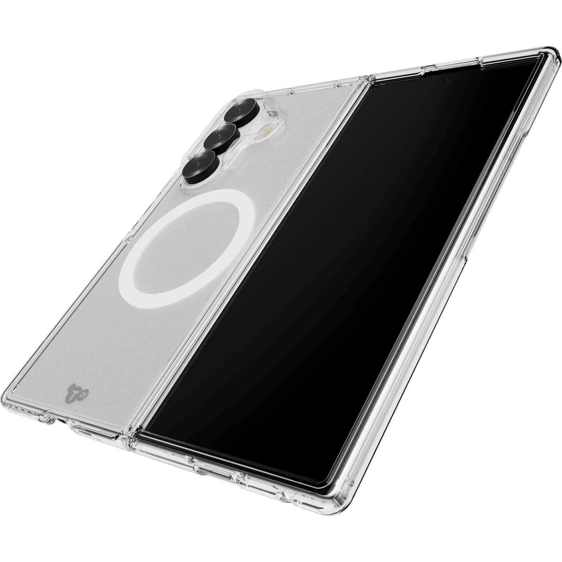 Tech21 EvoClear Magnet Case for Galaxy Z Fold7 (Clear)