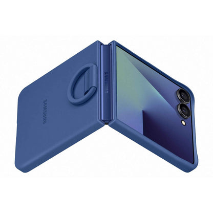 Samsung Silicone Ring Case for Galaxy Z Flip7 (Blue)