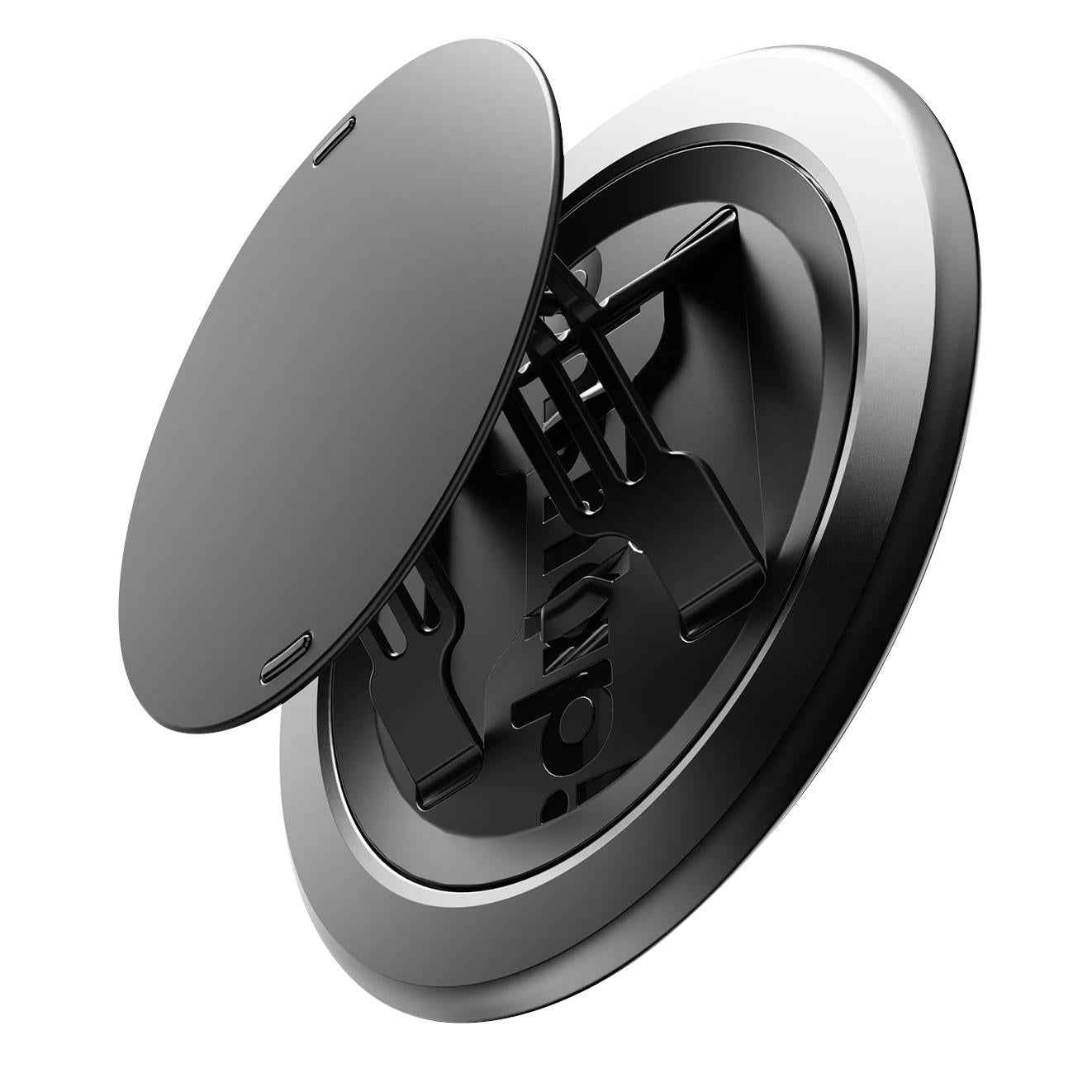 OhSnap! Snap Grip Luxe Magnetic Phone Grip & Stand (Obsidian Black)