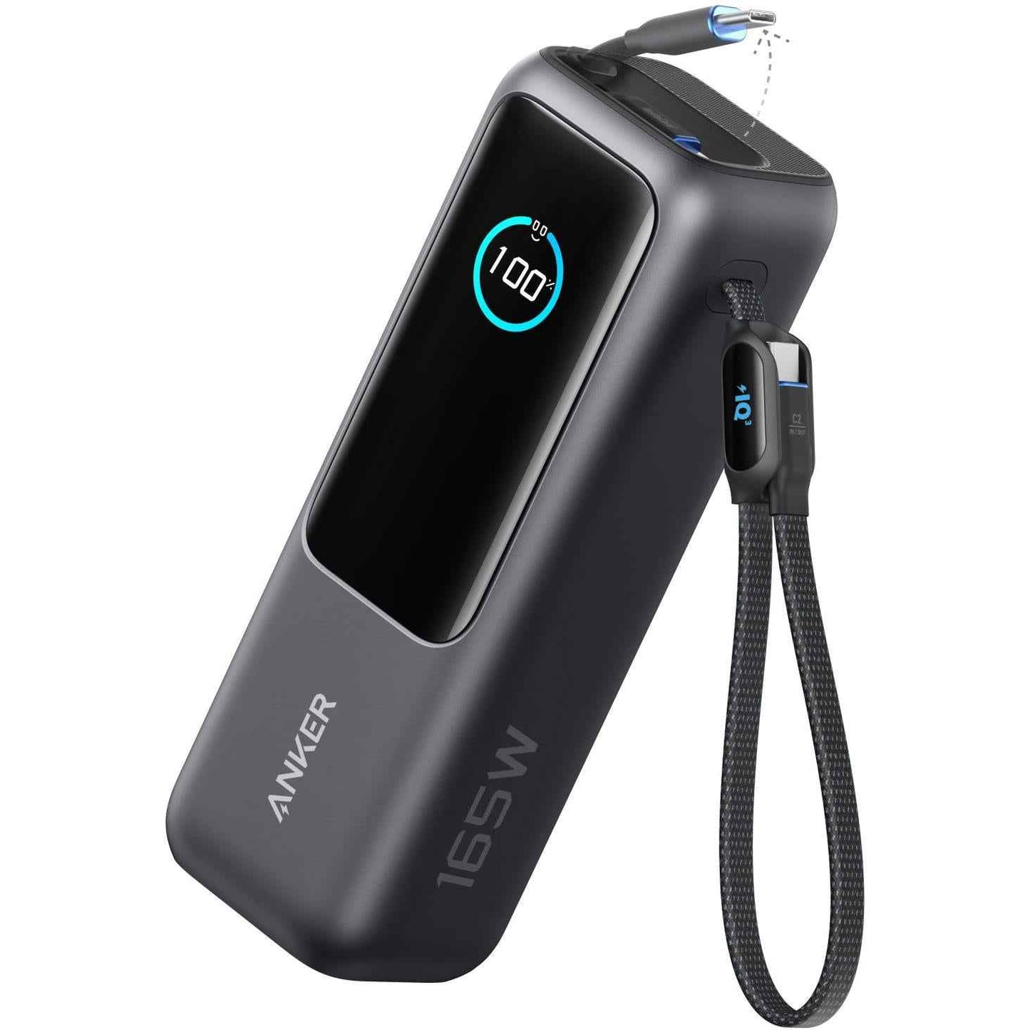 Anker 25K 165W Power Bank with Retractable Cable