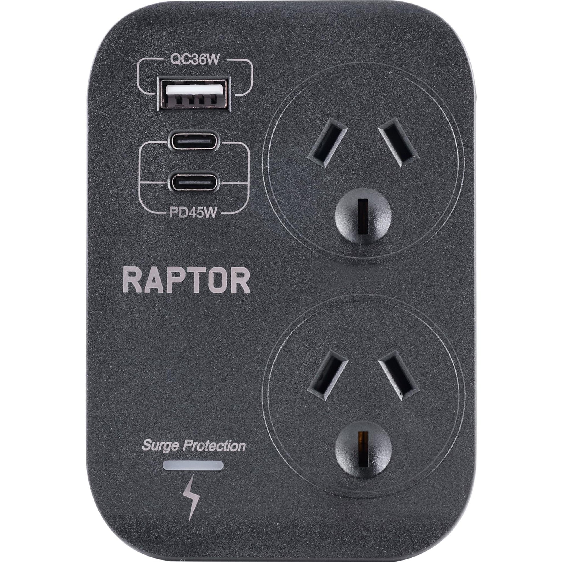 Jackson Raptor Dual Outlet Surger Protector