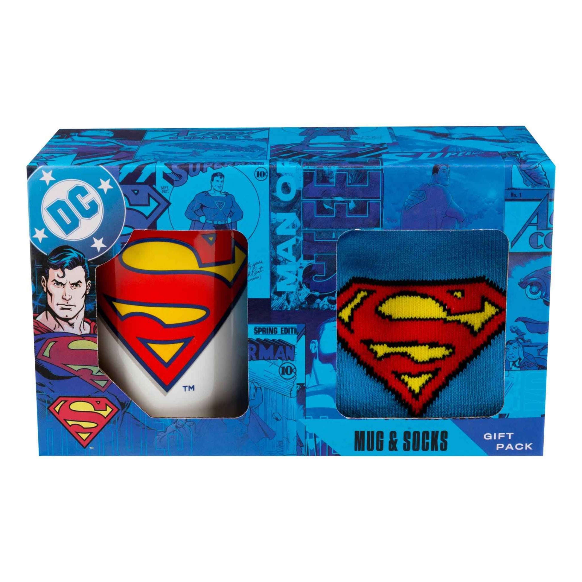 Superman - Logo Mug & Sock Pack
