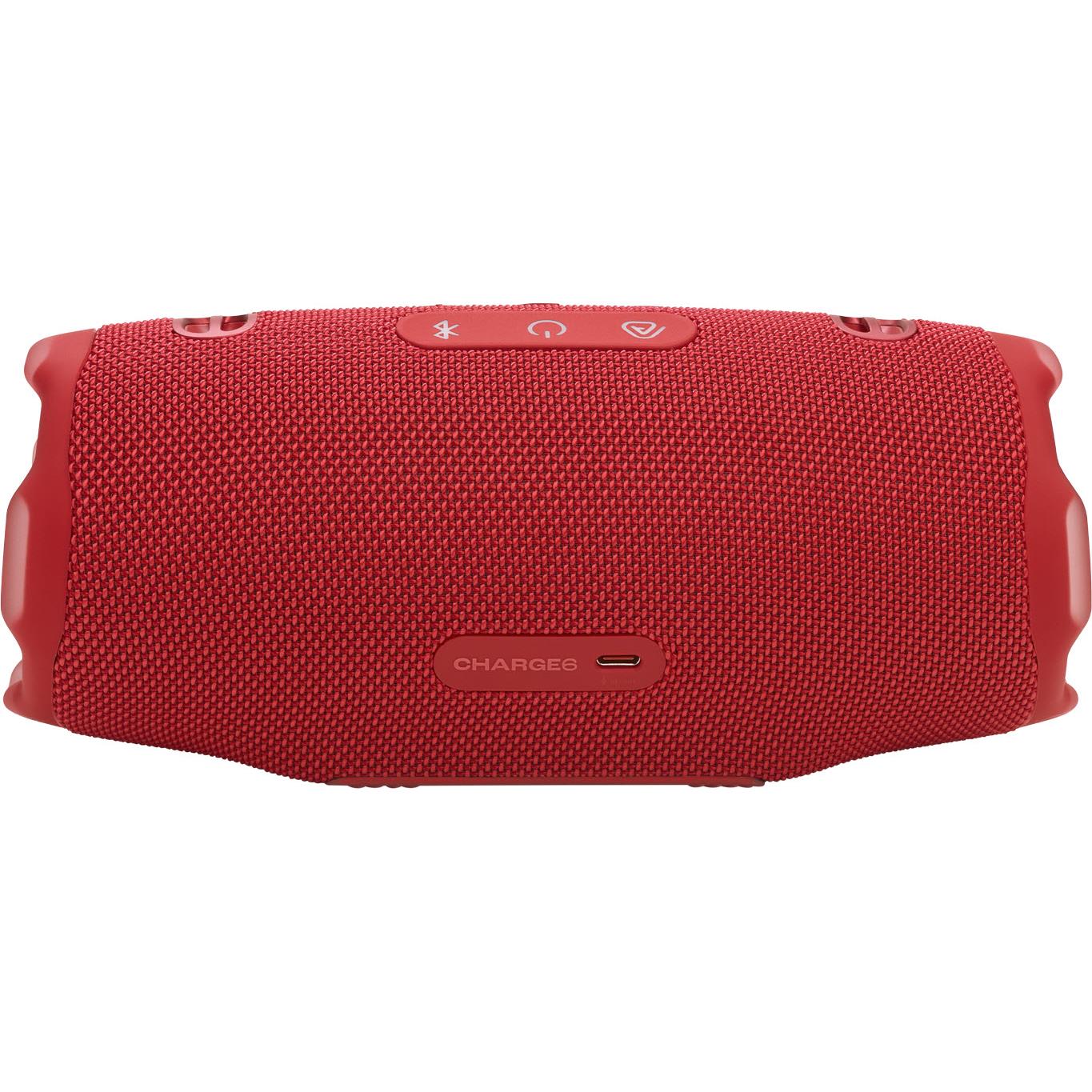 JBL Charge 6 Portable Bluetooth Speaker (Red)