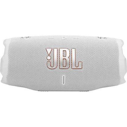 JBL Charge 6 Portable Bluetooth Speaker (White)