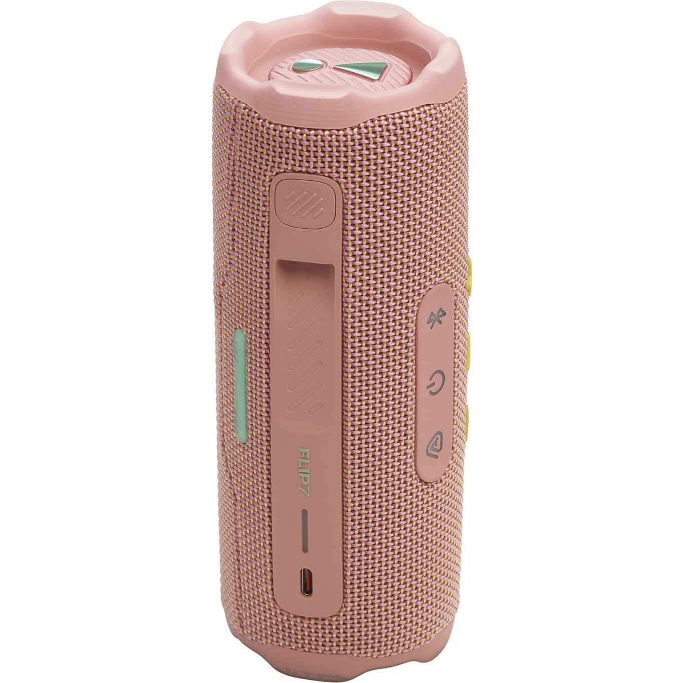 JBL Flip 7 Portable Waterproof Bluetooth Speaker (Pink)