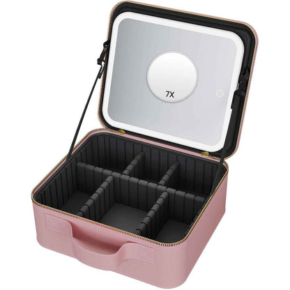 Wellcare Cosmetic Bag with Mirror (Pink)