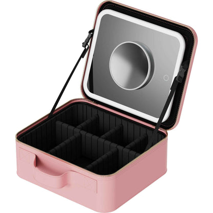 Wellcare Cosmetic Bag with Mirror (Pink)