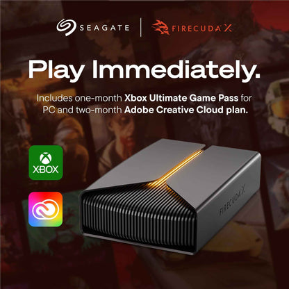 Seagate FireCuda X Vault  USB-C  External Gaming Hard Drive 8TB
