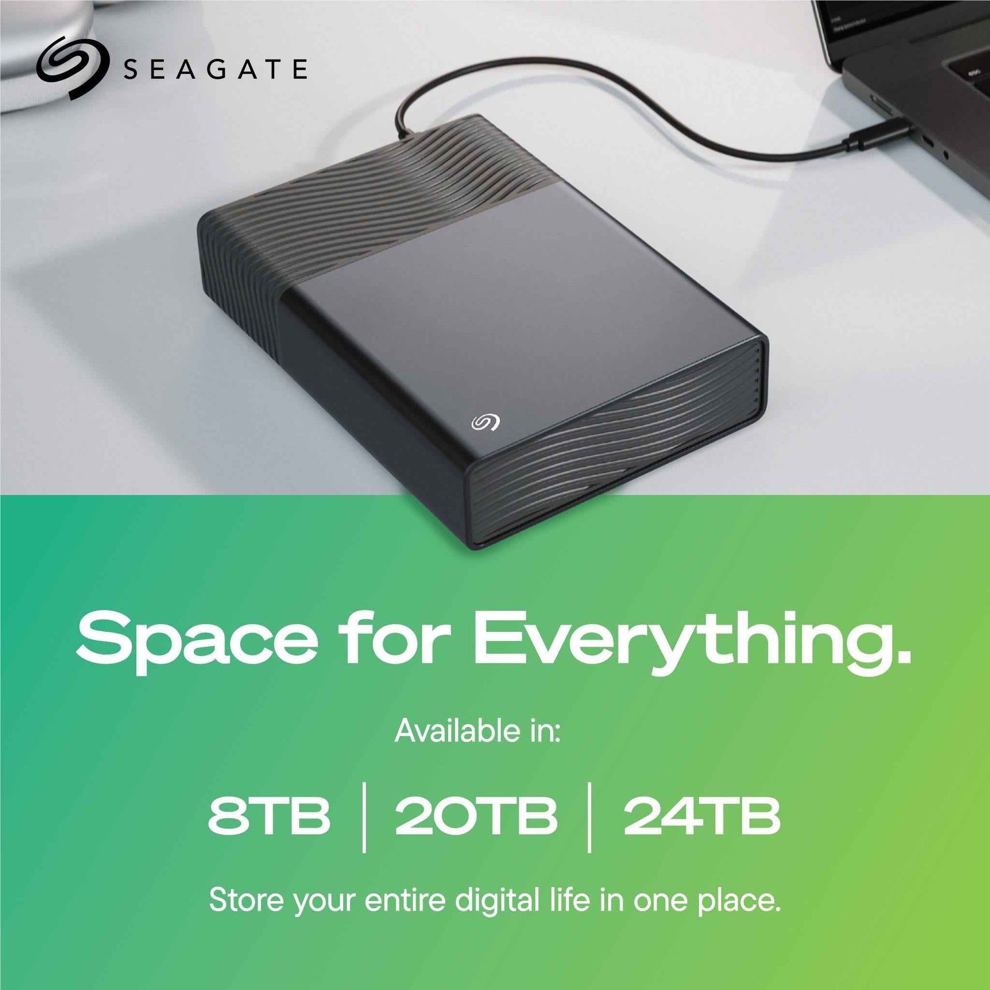Seagate One Touch USB-C Desktop Storage 8TB