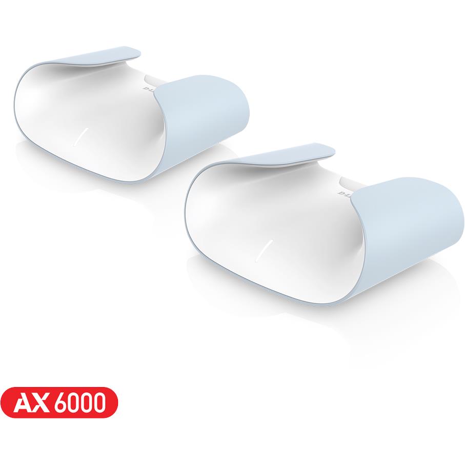 D-Link M60-2PK AX6000 Dual Band Wi-Fi 6 Mesh System (2 Pack)