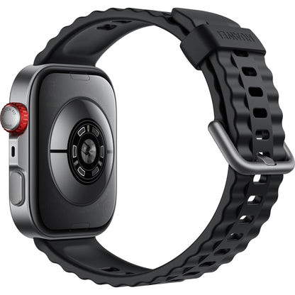 Huawei Fit 4 Pro Matt Black Aluminium Case Watch (Black Fluoroelastomer Sport Strap)