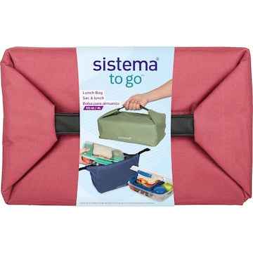 Sistema To Go Bento Lunch Bag Food Storage Assorted 4L