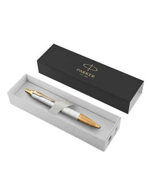 IM Premium Trim Ballpoint Pen in Pearl/Gold