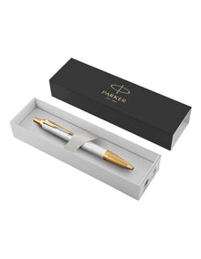 IM Premium Trim Ballpoint Pen in Pearl/Gold