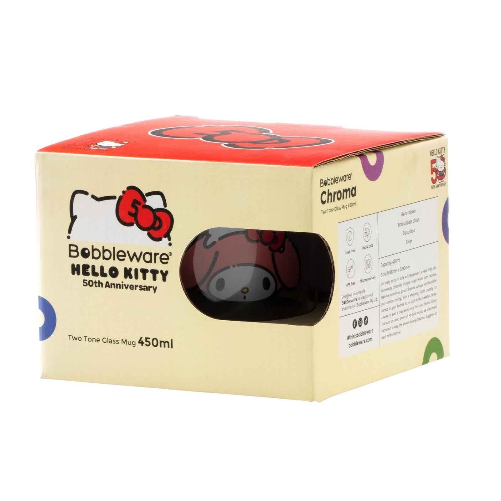 Hello Kitty & Friends - My Melody 450ml Chroma Glass Mug