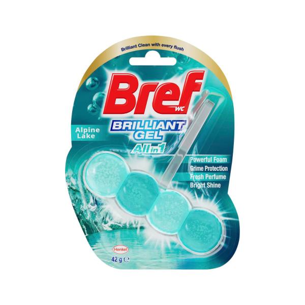 Brilliant Gel Toilet Cleaner Rim Block Alpine Lake