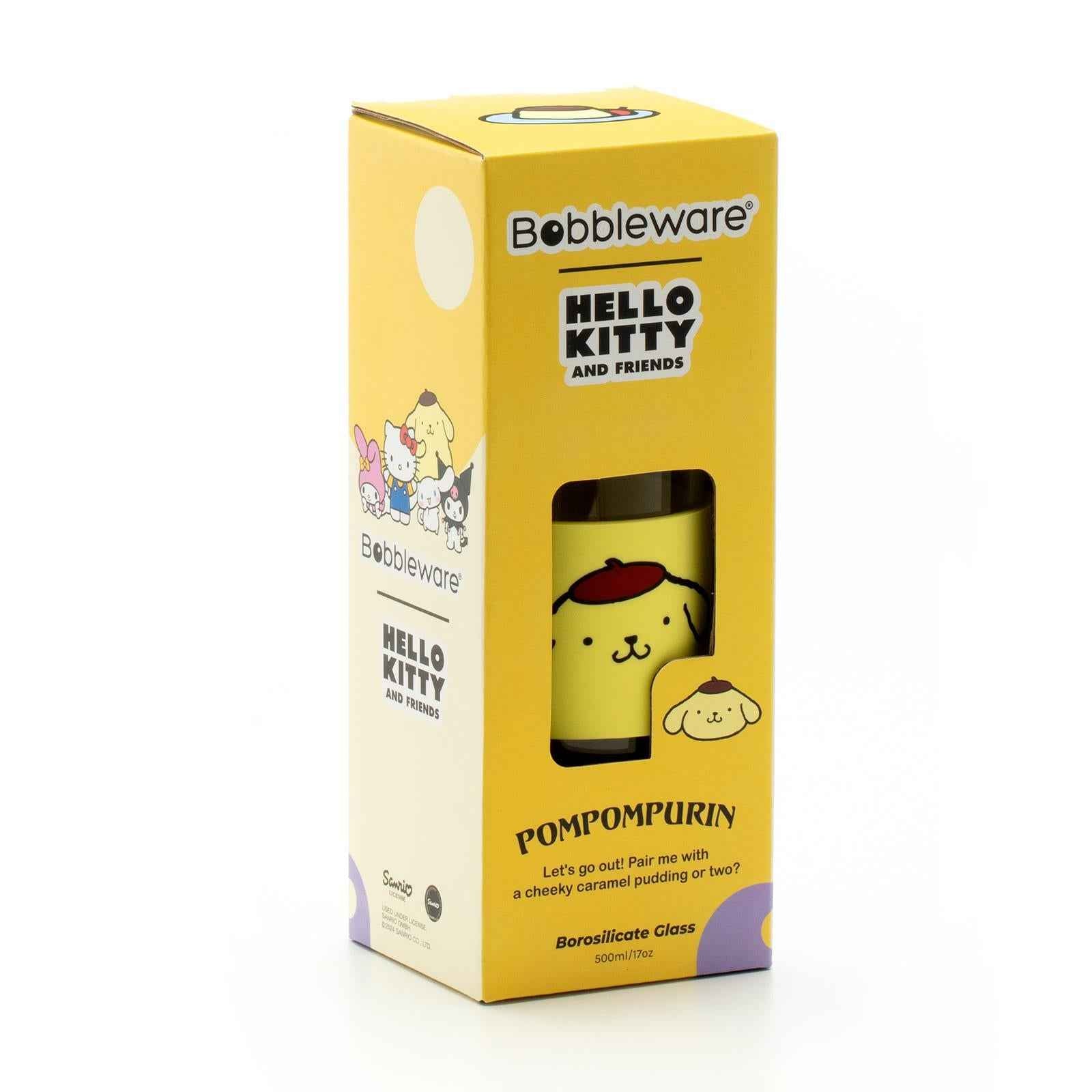 Hello Kitty & Friends - Pompompurin 500ml Glass Bottle