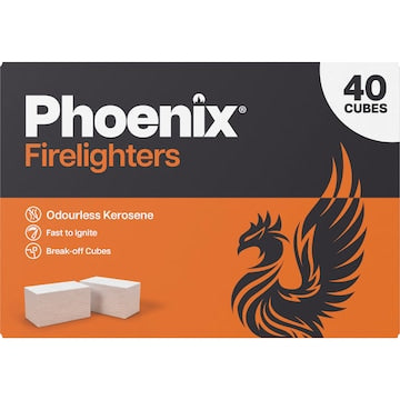 Phoenix Organic Firelighters 40 pack