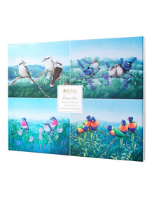 Birds of Australia KC 10-Year Anniversary 34x26.5cm Set of 4 Cork Back Placemat in Multi