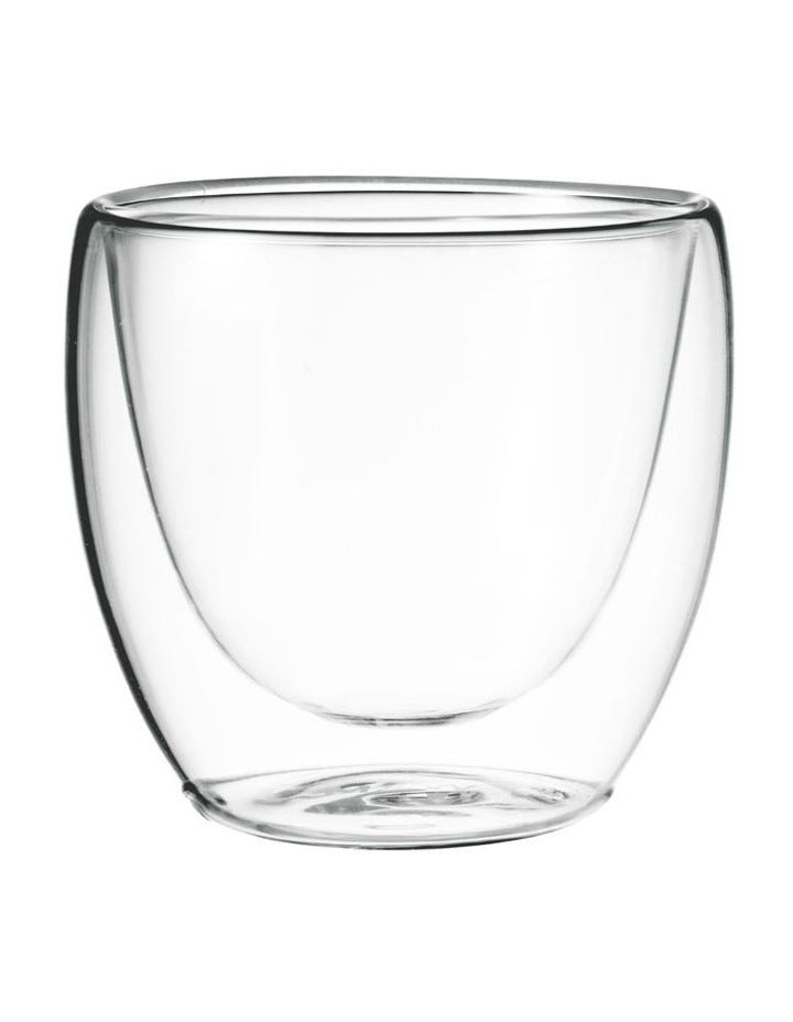 Blend Double Wall Espresso Cup Set of 2 80ml in Gift Boxed