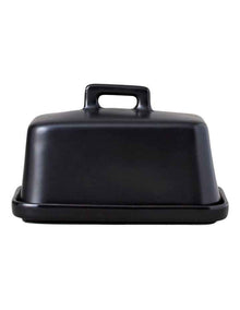 Epicurious Butter Dish Gift Boxed in Black