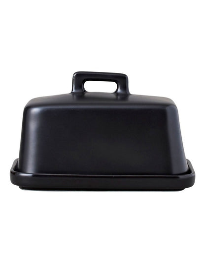 Epicurious Butter Dish Gift Boxed in Black