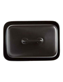 Epicurious Butter Dish Gift Boxed in Black