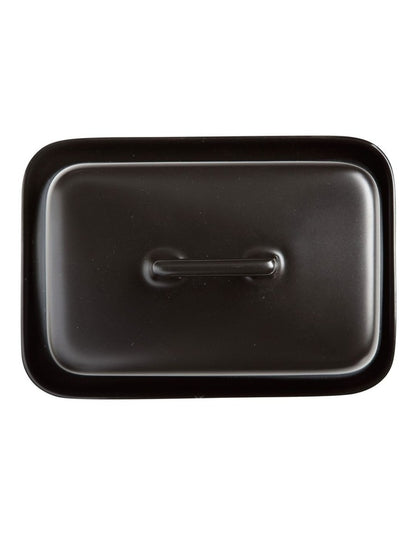 Epicurious Butter Dish Gift Boxed in Black