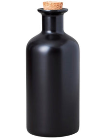 Epicurious Oil Bottle Cork Lid 500ml Gift Boxed in Black