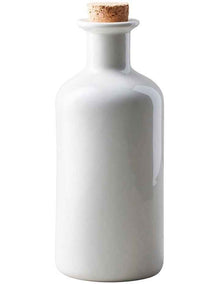 Epicurious Oil Bottle Cork Lid 500ml Gift Boxed in White