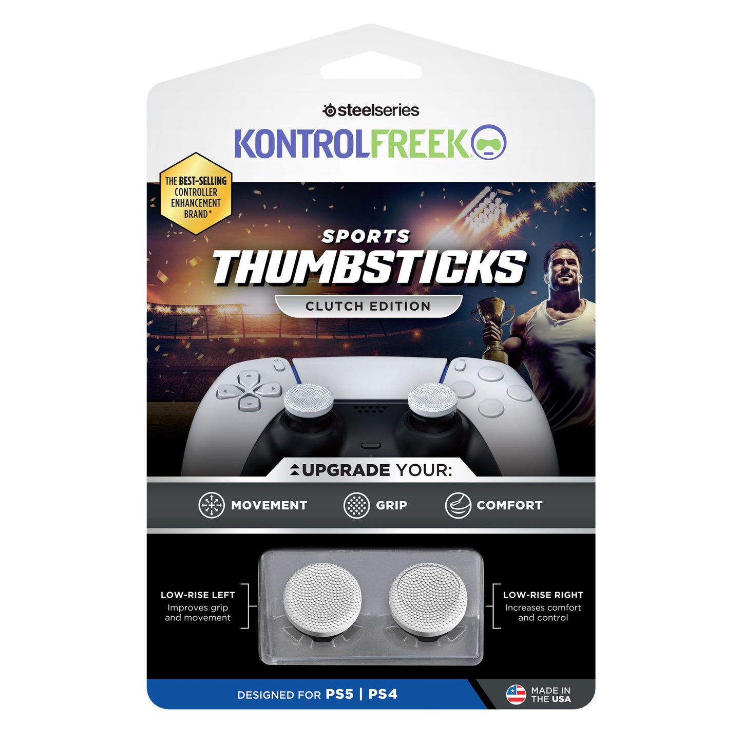 KontrolFreak Sports Clutch (White/Black)