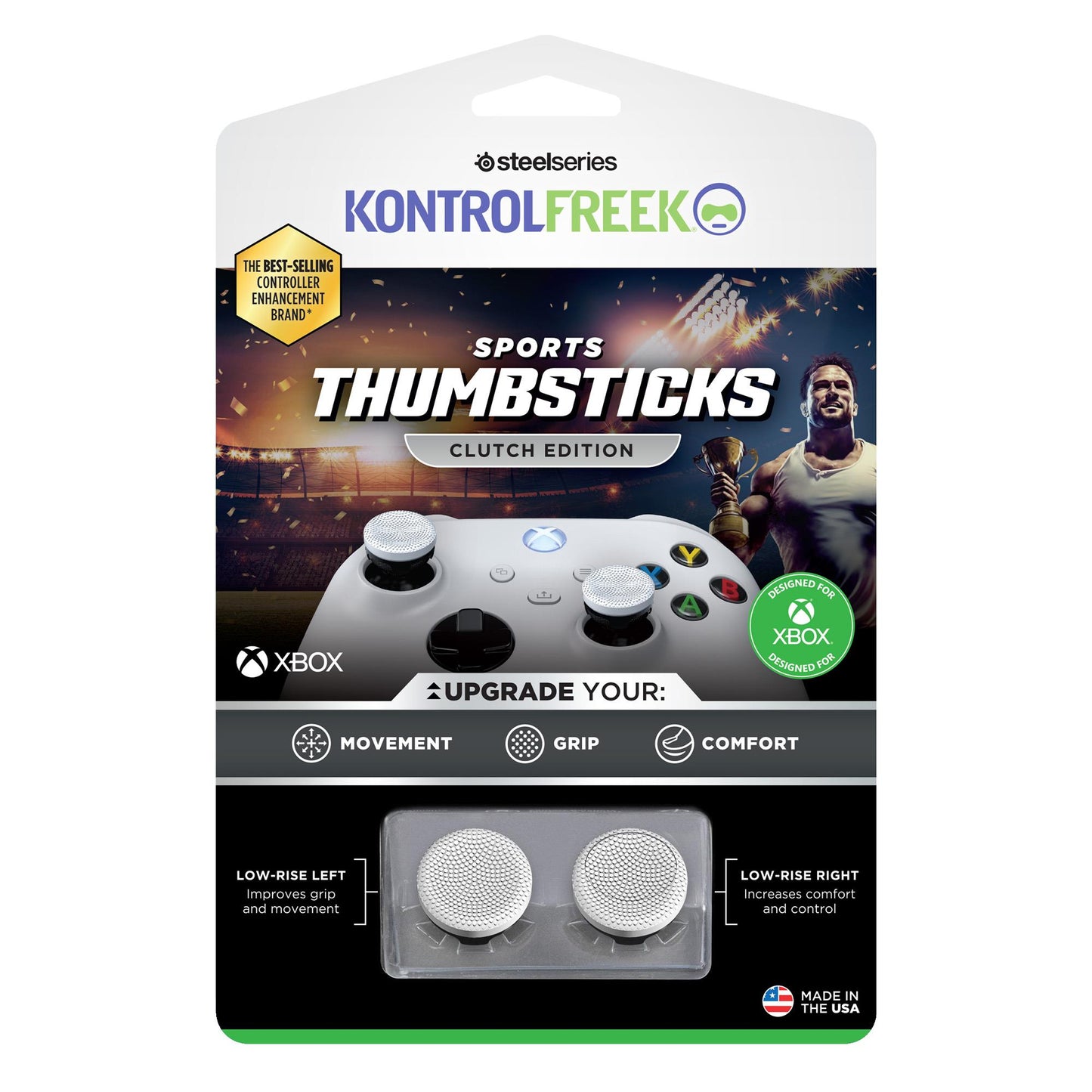 KontrolFreak Sports Clutch (White/Black)