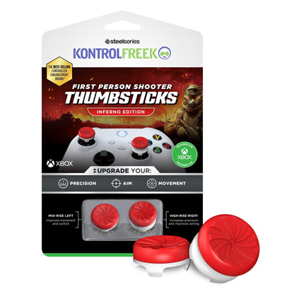 KontrolFreak FPS Inferno (Red/White) Kit