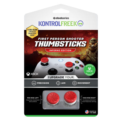 KontrolFreak FPS Inferno (Red/White) Kit
