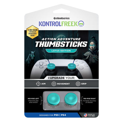 KontrolFreak Action Lotus (Teal Blue/Clear) Kit