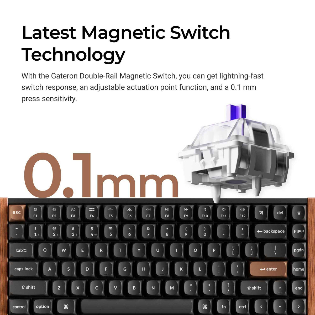 Keychron K2 HE Keyboard and M3 Lite Mouse Wireless Elite Bundle (Black)
