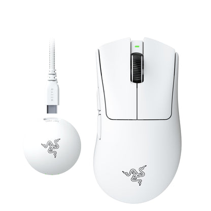 Razer DeathAdder V4 Pro Wireless Esports Gaming Mouse White Edition